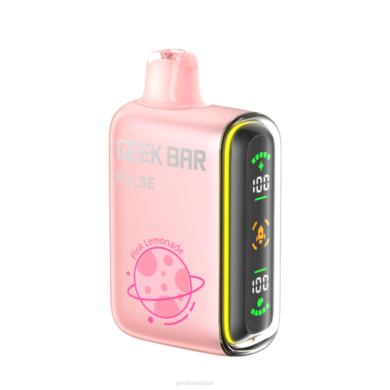 Vaporizzatore usa e getta da 15k limonata rosa - GEEK BAR Roma Geek Bar Pulse 220X57